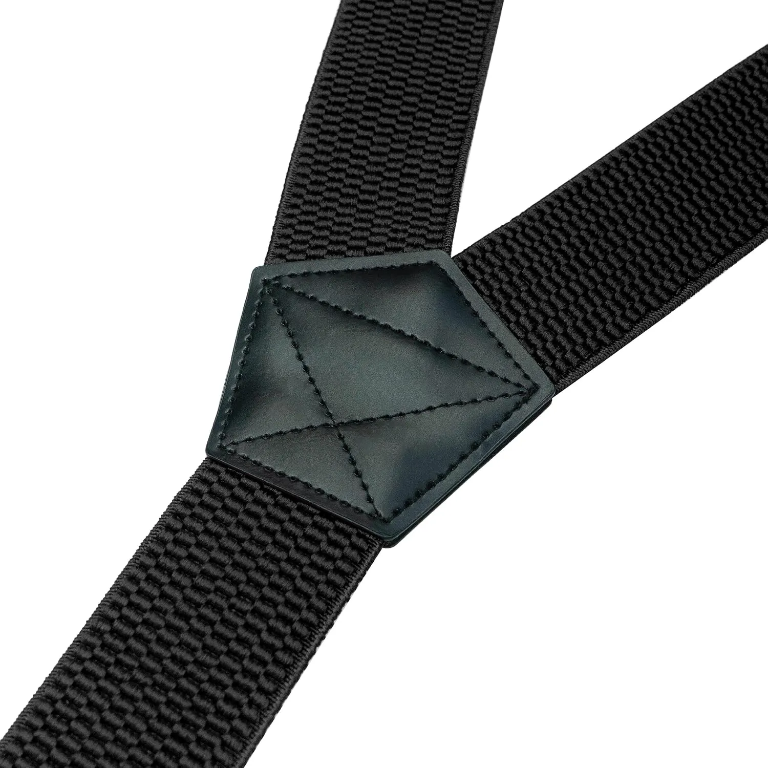 1.48" Wide Heavy Duty Suspender with 4 Swivel Hooks for Jeans Pants