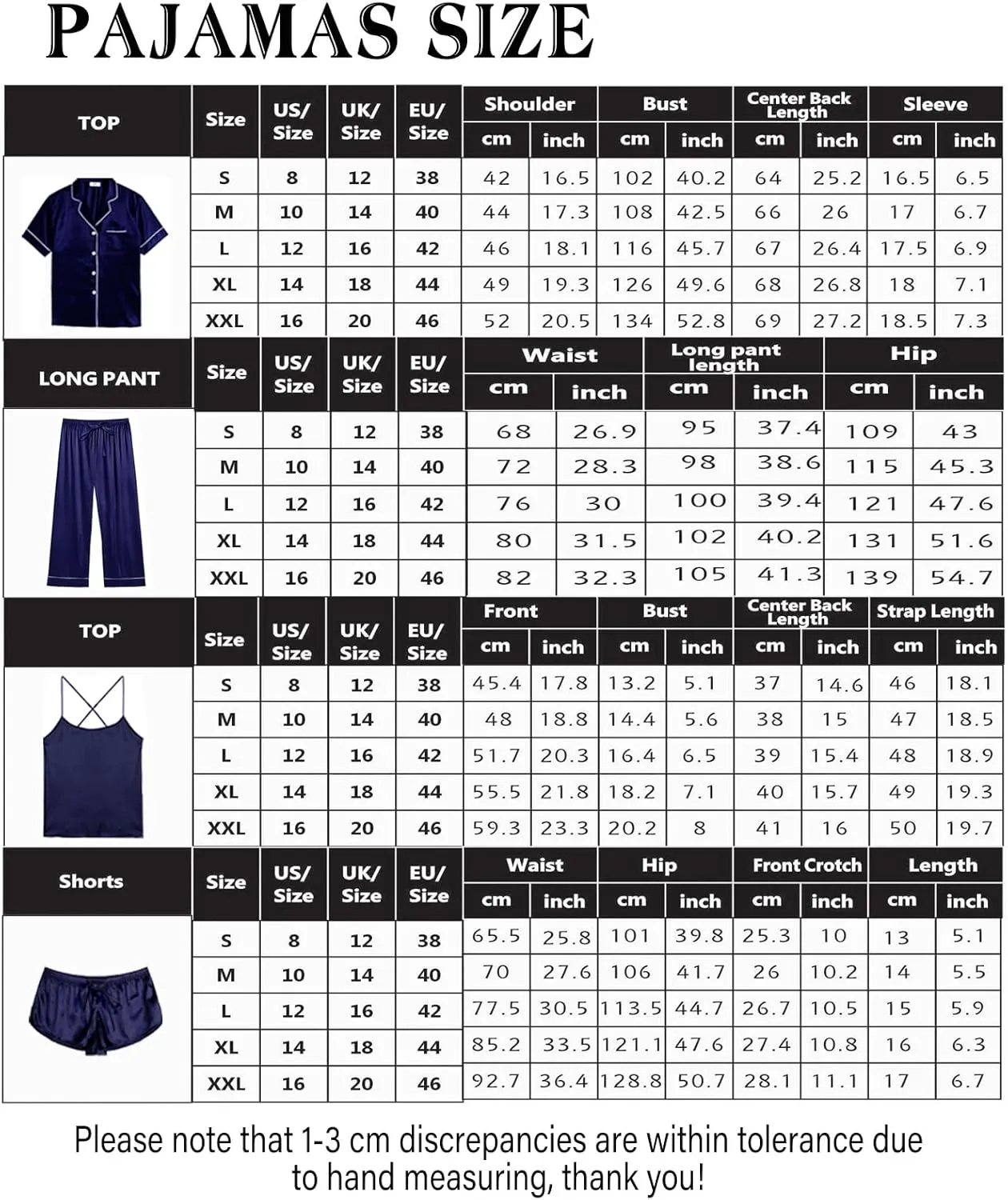 5Pcs Womens Silk Pajamas Set Sexy Cami Shorts Pj Sets Lingerie Satin Pajama Sets Loungewear Pjs Silky Sleepwear