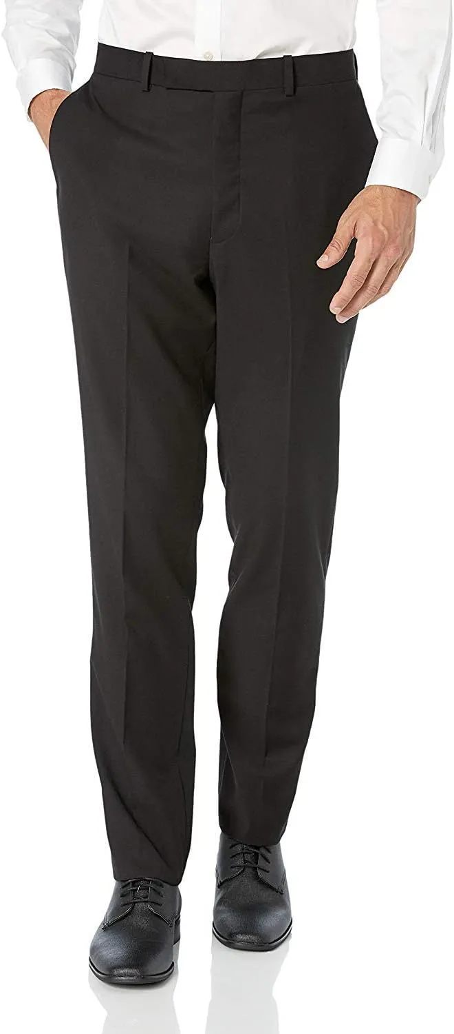 Adam Baker Men's Slim Fit 3-Piece (Jacket, Vets, Trousers) Vested Suit Set - Many Sizes & Colors Available