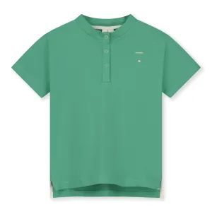 Baby S/S Henley Tee, Bright Green