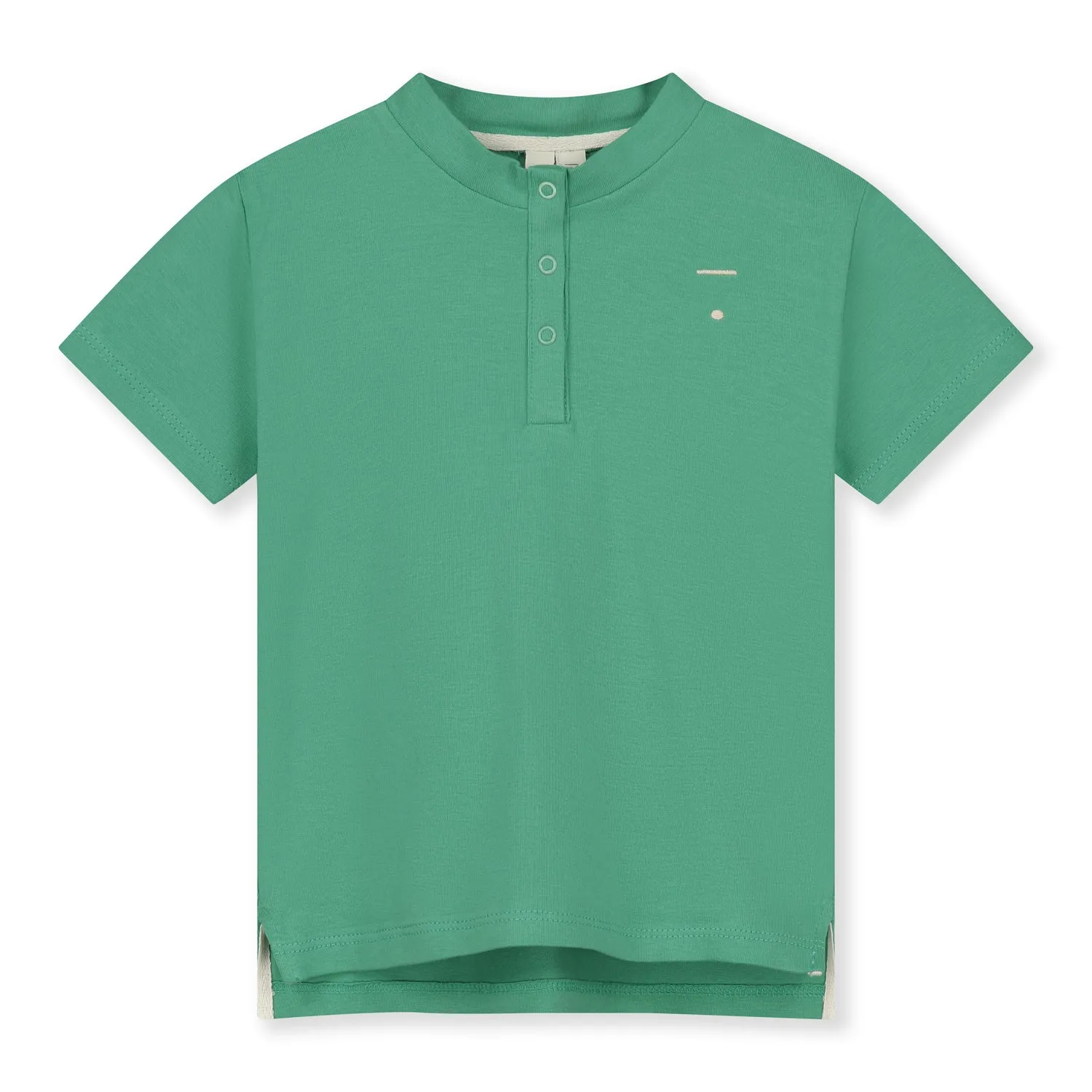 Baby S/S Henley Tee, Bright Green