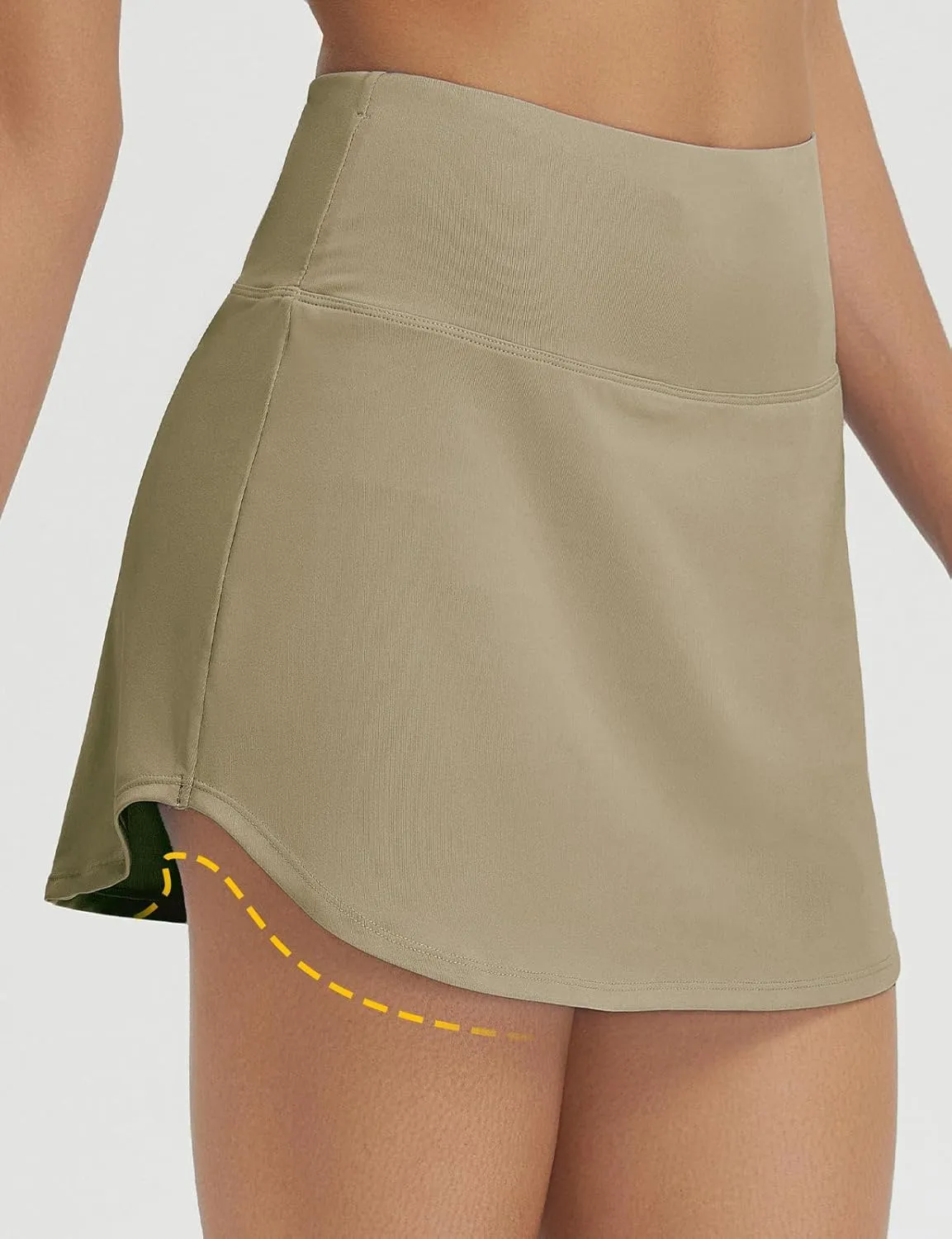 baleaf Womens Tennis Skirt Golf Skorts for Woman High Waisted with Shorts Pockets Athletic Running