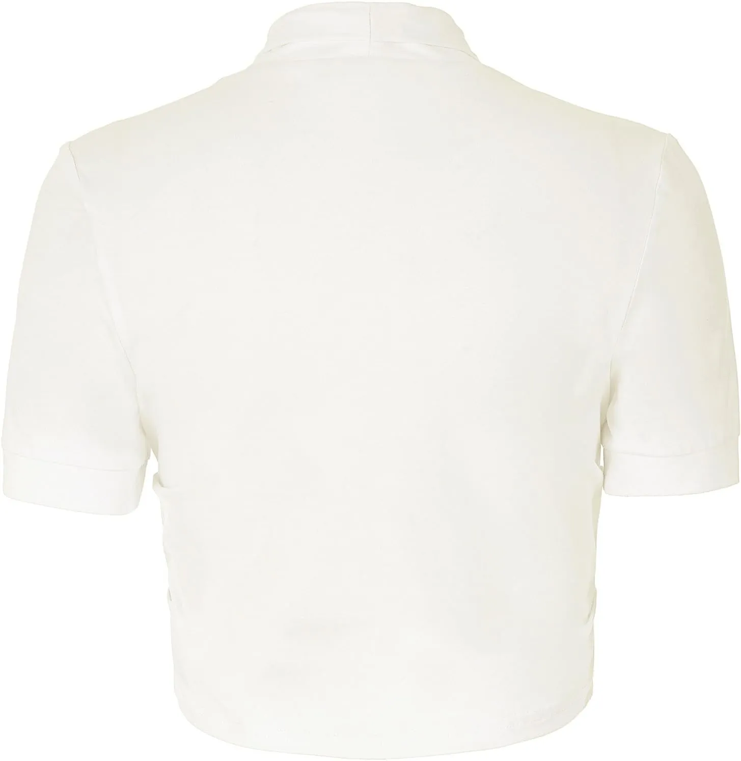 Belle Poque Women's Short Sleeve Shrug Open Front Cotton Cardigan Bolero Sweater Jacket for Dresses