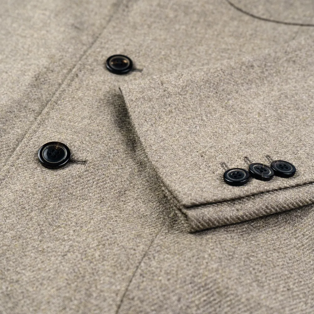 Biscuit Richmond Wool-Cashmere Blazer