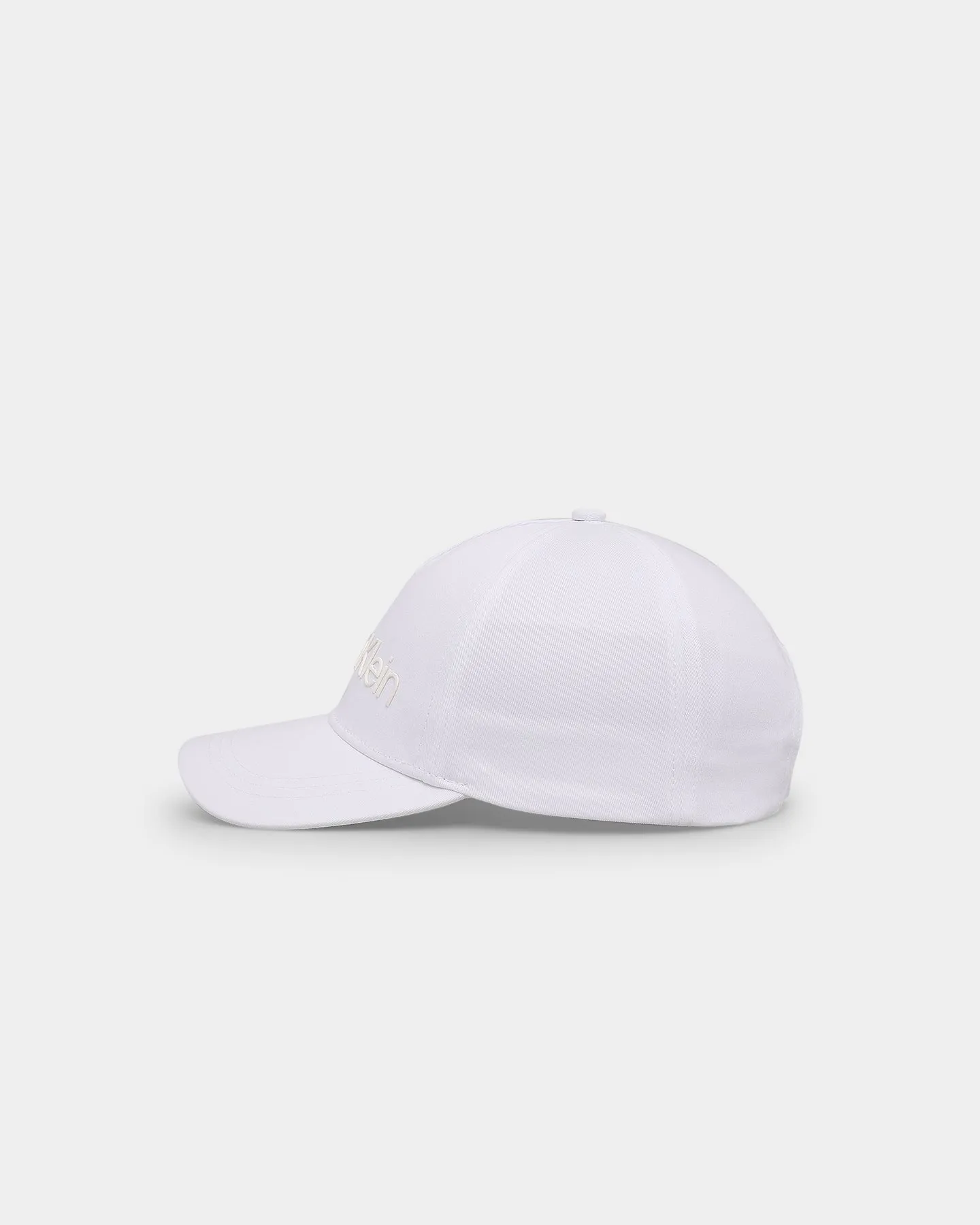 Calvin Klein Technical Logo Baseball Cap Bright White