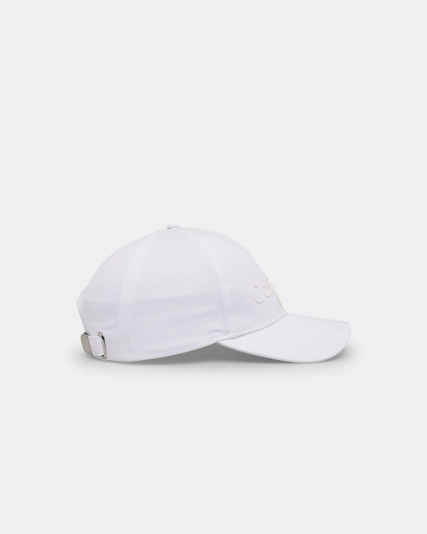 Calvin Klein Technical Logo Baseball Cap Bright White