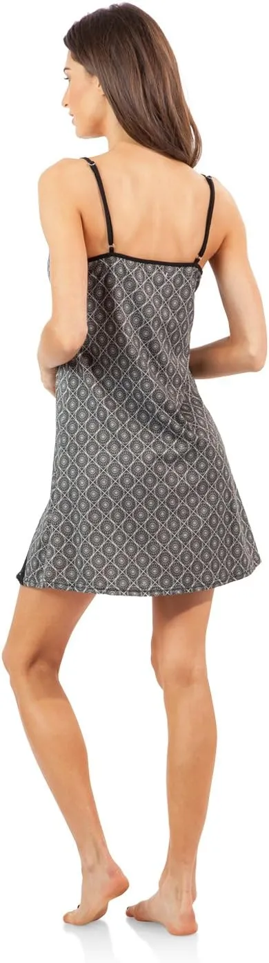 Casual Nights Women's Sleepwear Lace Trim Slip Nightie Chemises