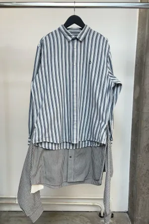 COX shirt stripes grey