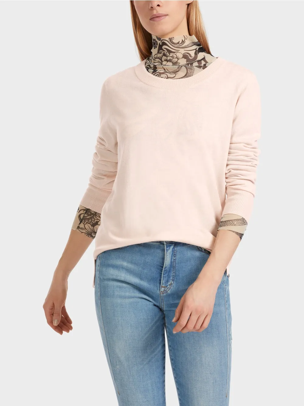 fine-knit sweater