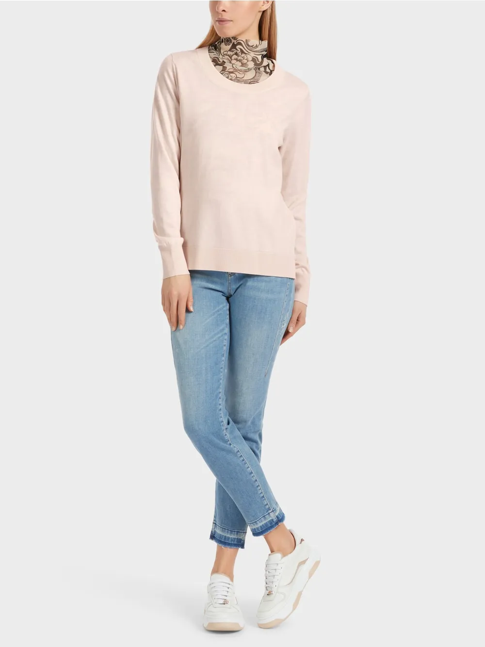 fine-knit sweater