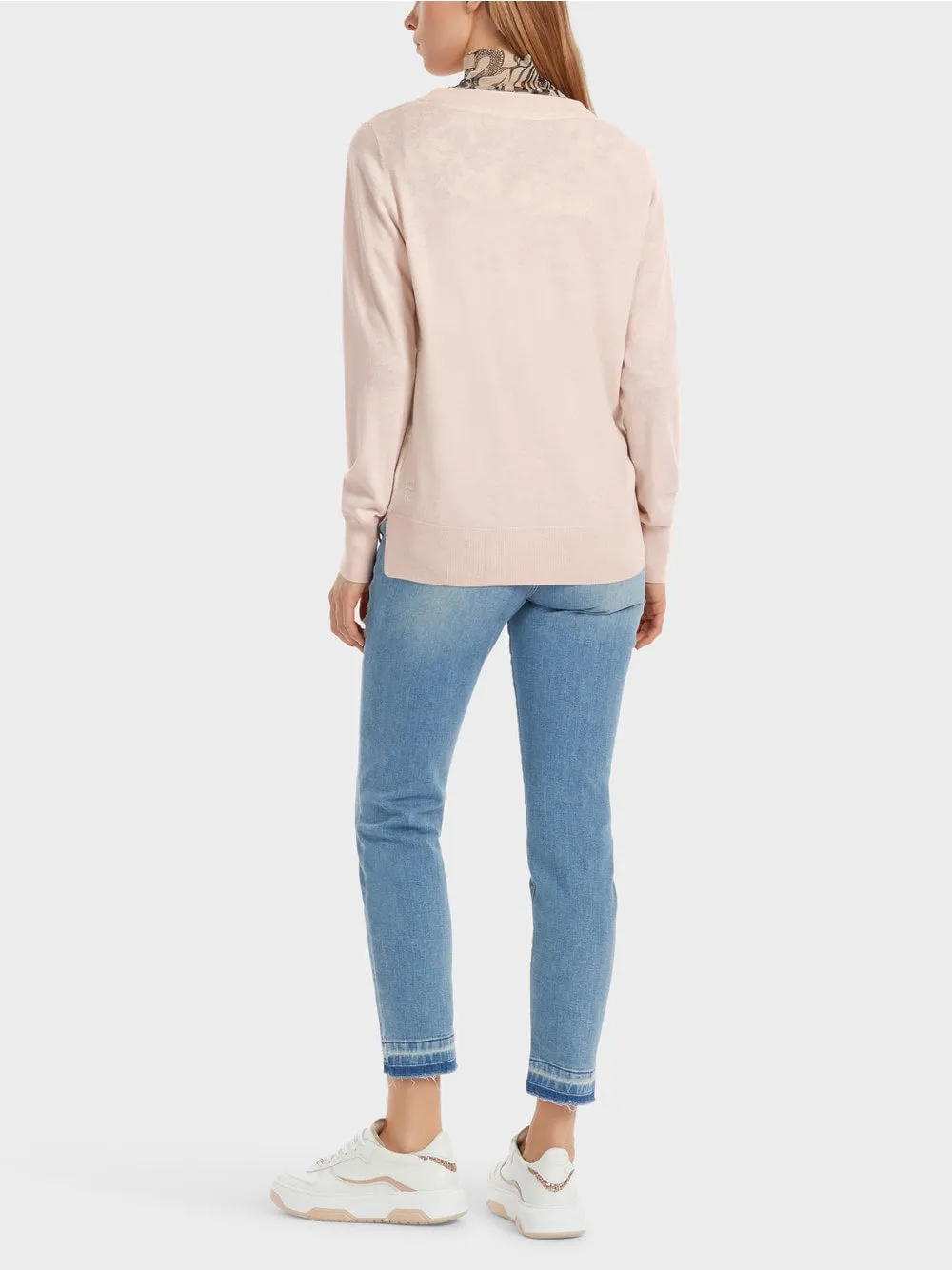fine-knit sweater