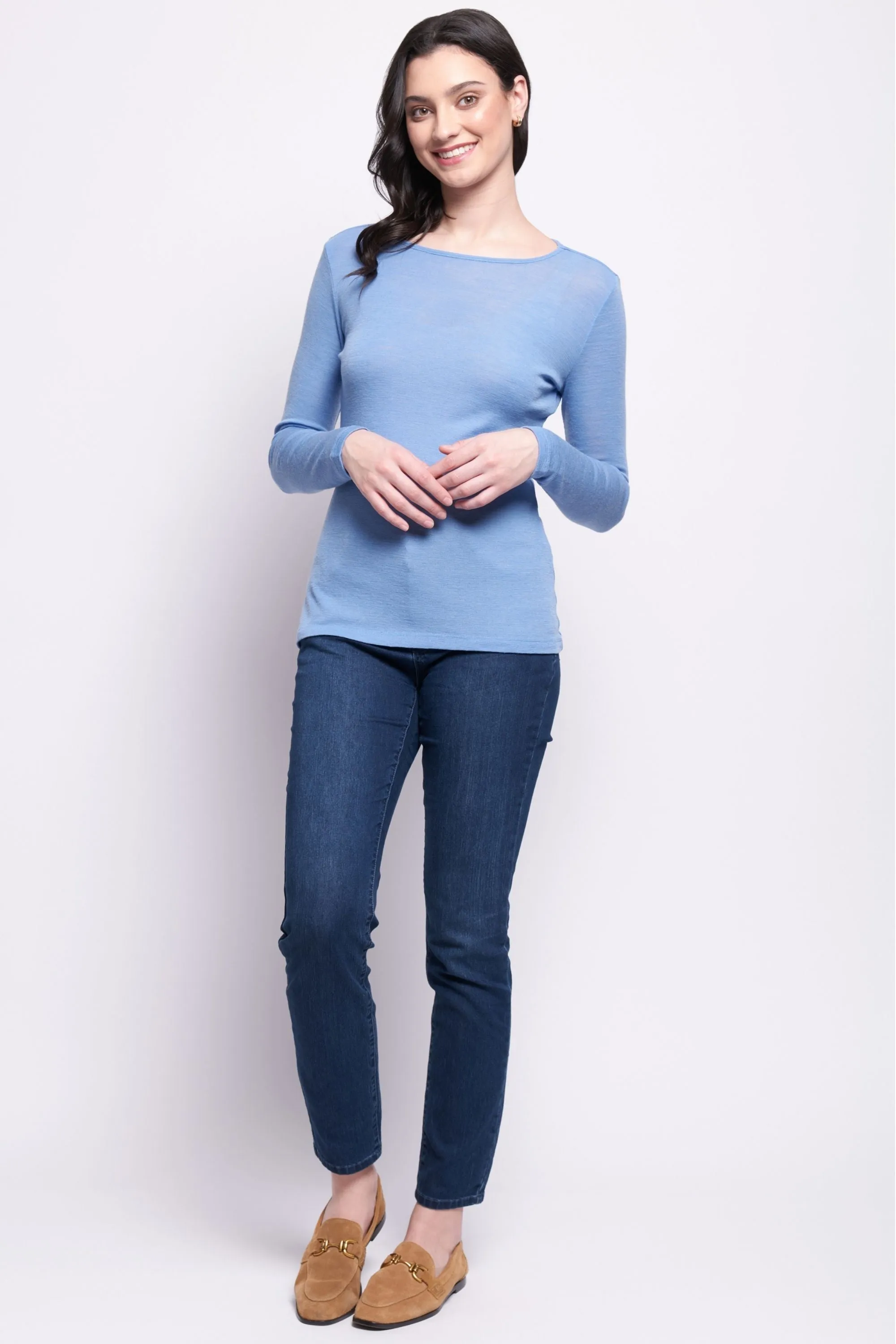 FINE MERINO CREW - FO4173