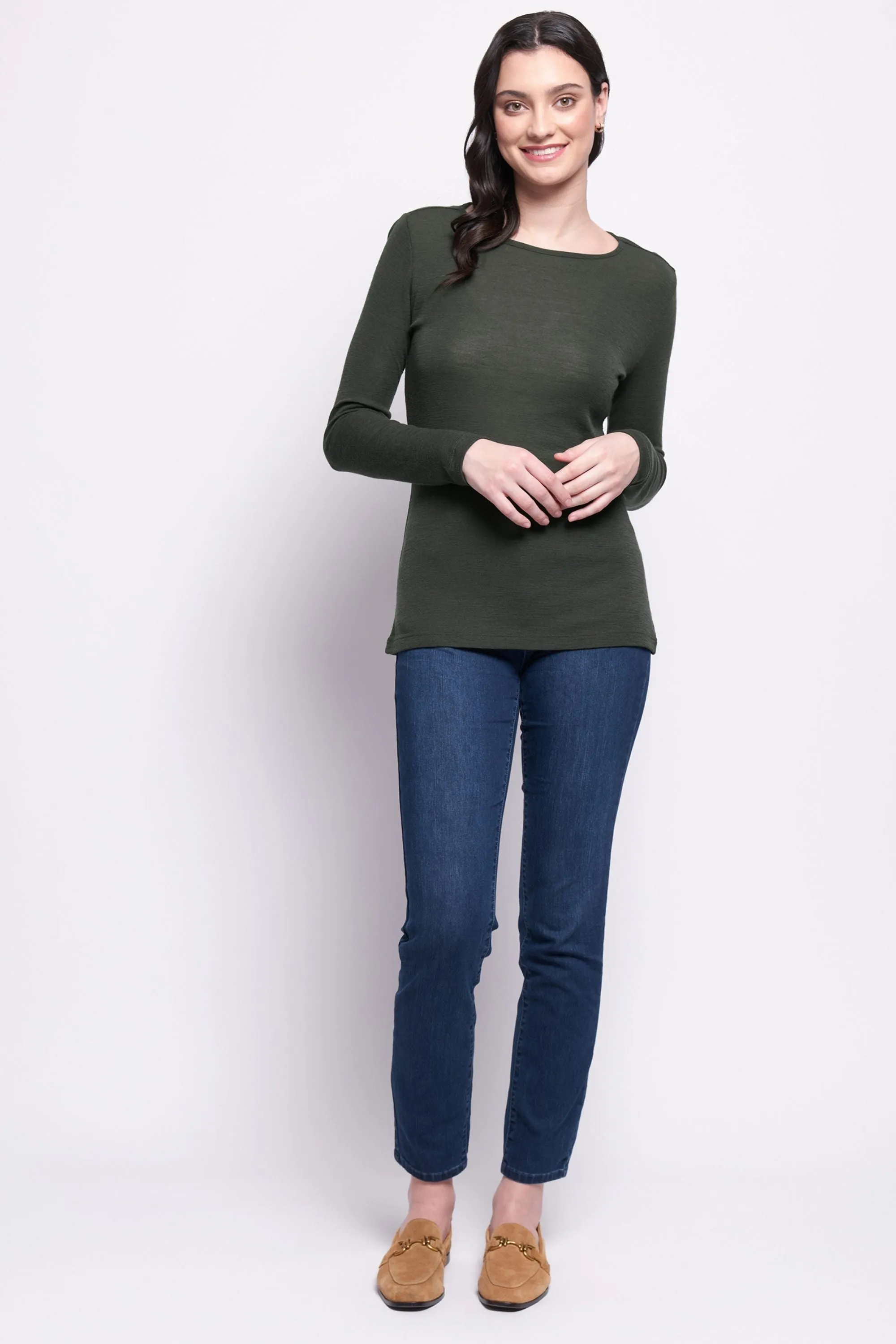 FINE MERINO CREW - FO4173