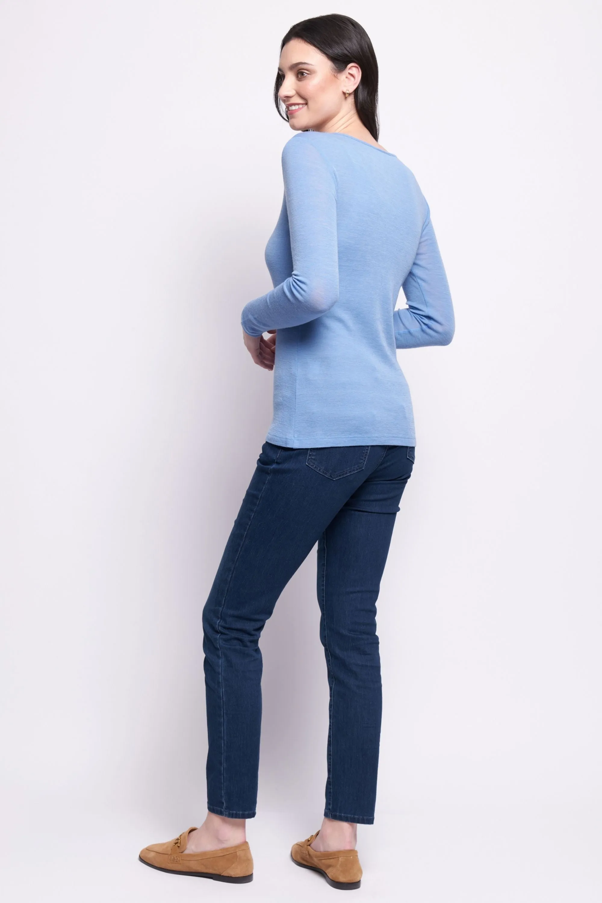 FINE MERINO CREW - FO4173