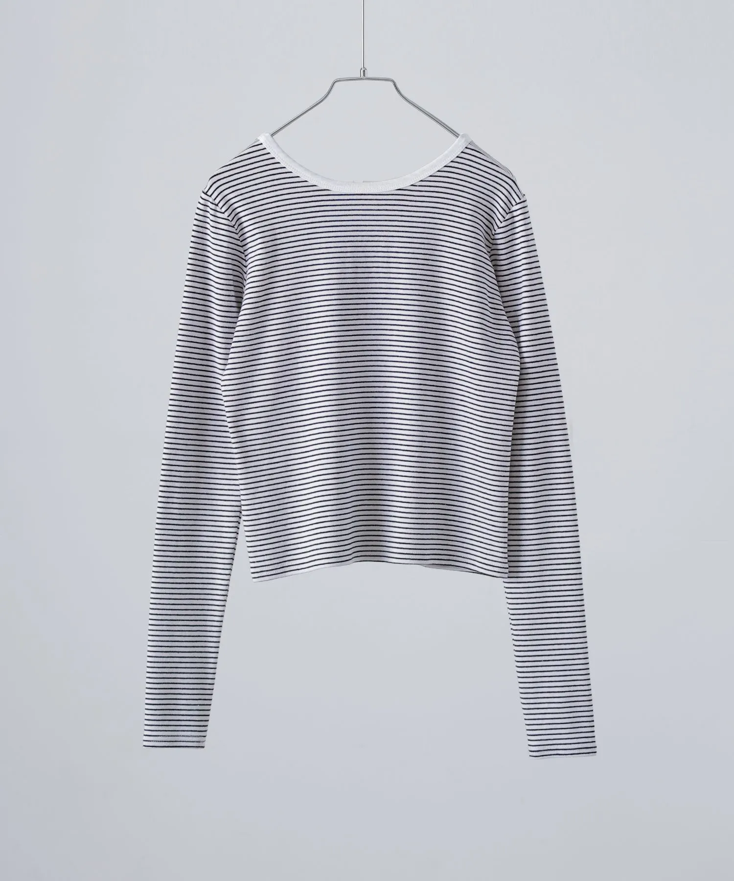 Henley neck 2way border long T