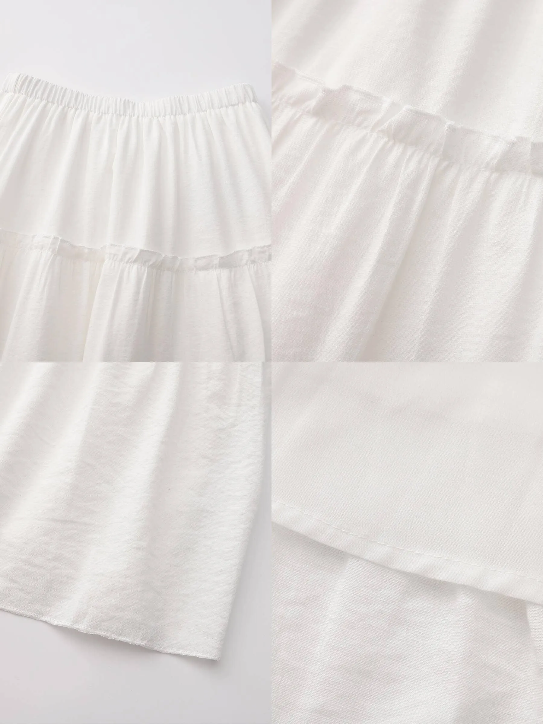 High-Waisted A-Line Maxi Flowy Skirt: Purple / L