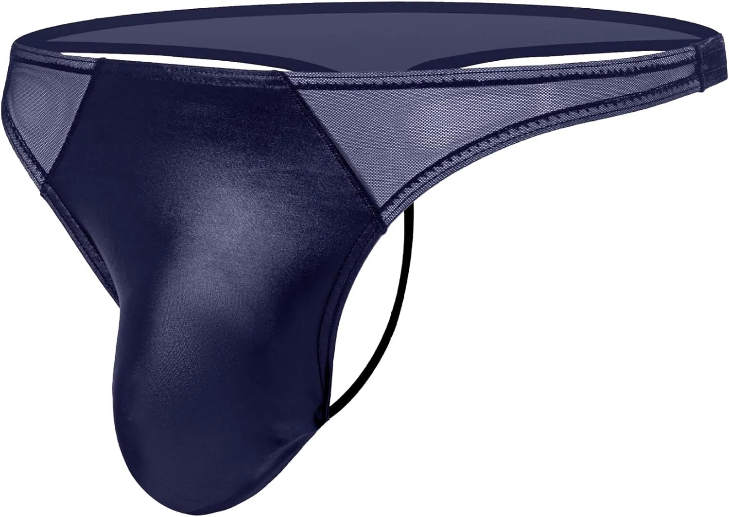 JEShifangjiusu Men'S Thong Faux Leather Briefs Bikini Underwear Low Waist G-Strings Naughty Sexy Lingerie Athletic Jockstrap