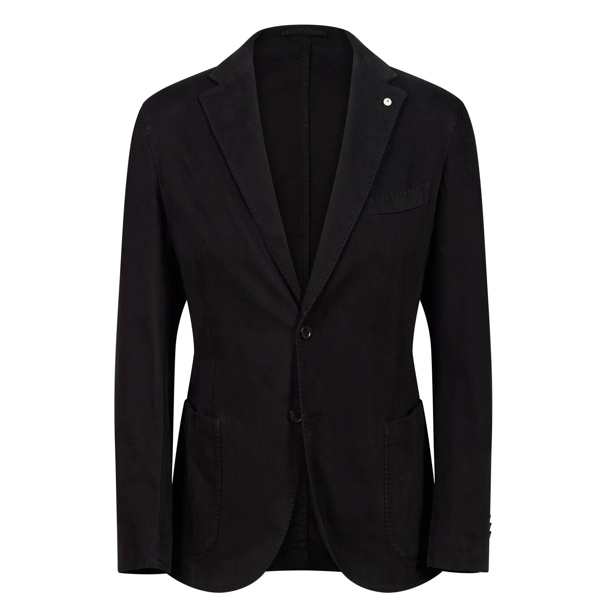 L.B.M. 1911 Unstructured Two-Button Jacket BLACK REG