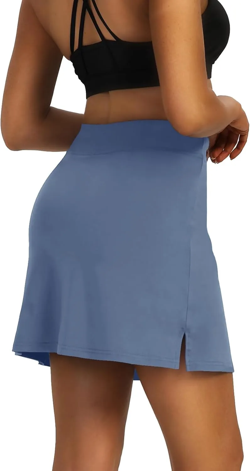 LXNMGO Women's Active Athletic Skort Lightweight Tennis Skirt for Women Summer Golf Workout Running Sports Skorts with Pocket