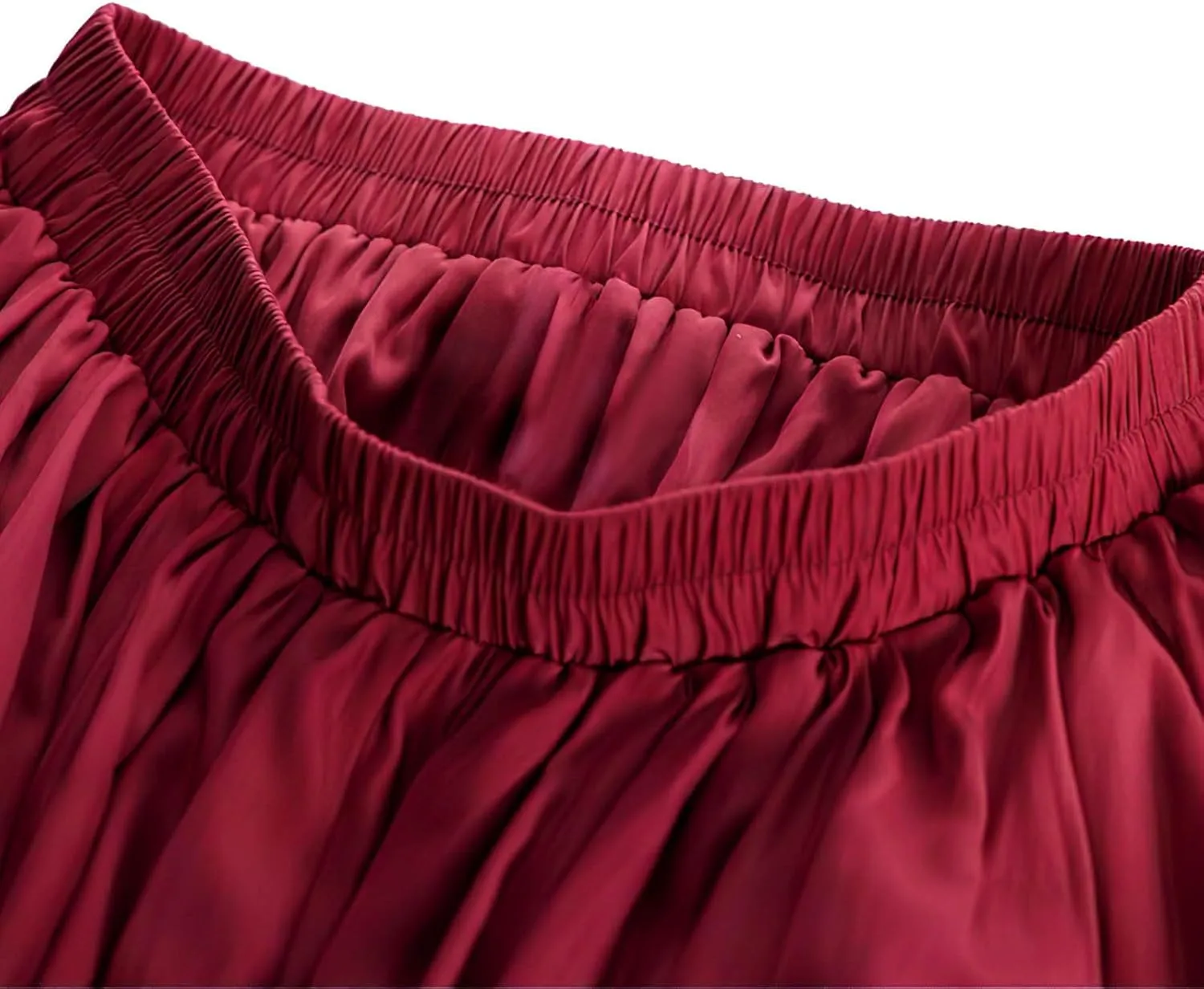 Maxi Skirts for Women High Waist Renaissance Double Layered Long Skirt Vintage Pleated Flowy Solid Summer Skirt