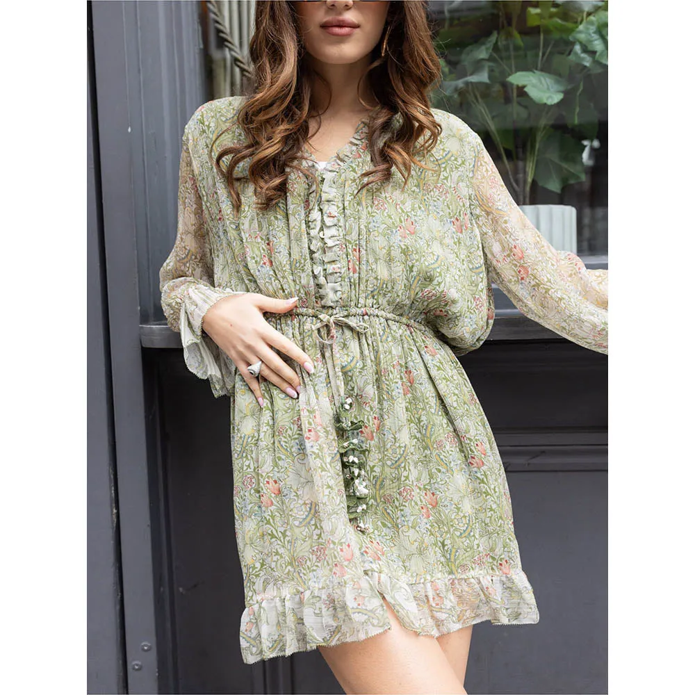 MIRIPRET Green Ivy Playsuit