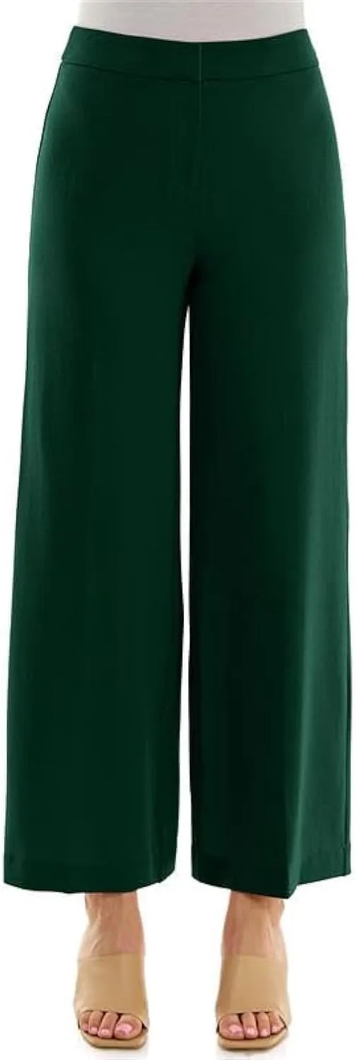 Nanette Nanette Lepore Women's Wide Leg Full Length Crepe Fashion Pant