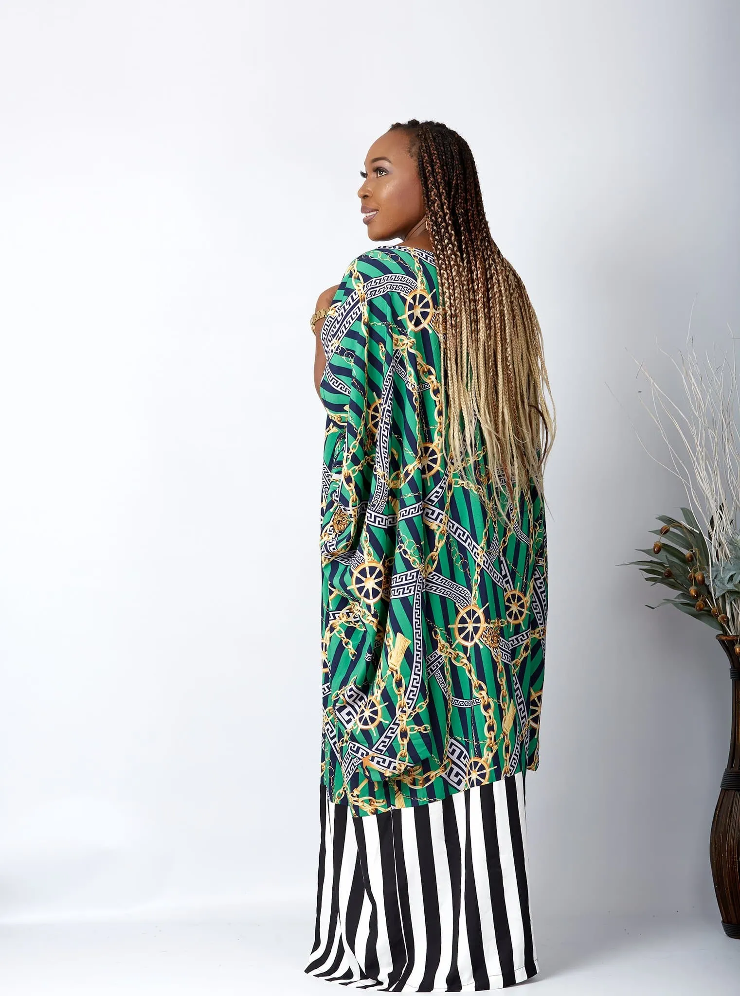 New in African Inspired Kaftan Boubou Bubu Maxi Dress - Lala