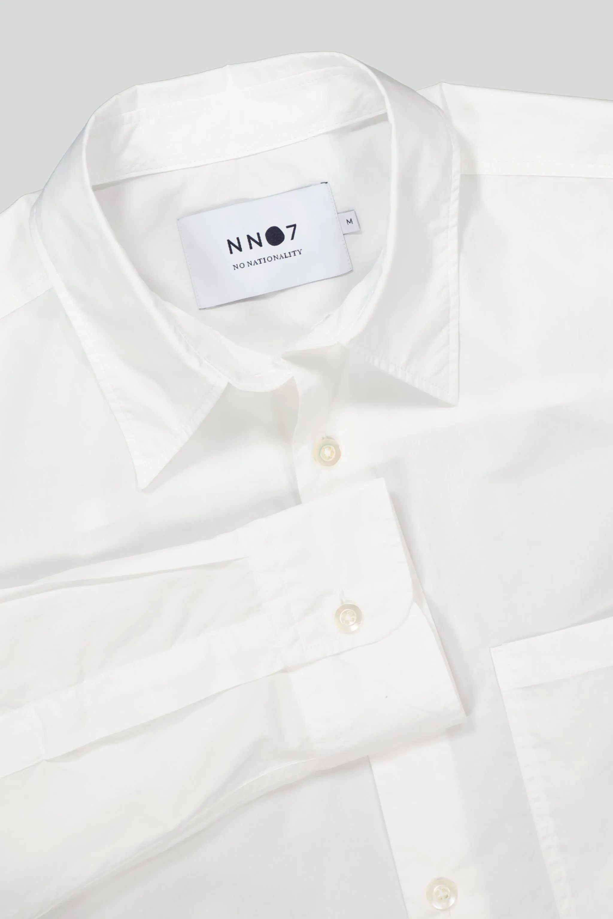 Quinn 5409 Relaxed Cotton Lightweight Shirt (White)