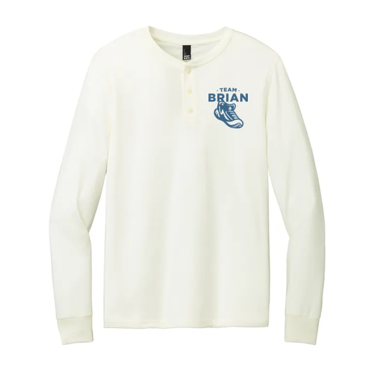 SEI TEAM BRIAN District Perfect Tri Long Sleeve Henley - Natural