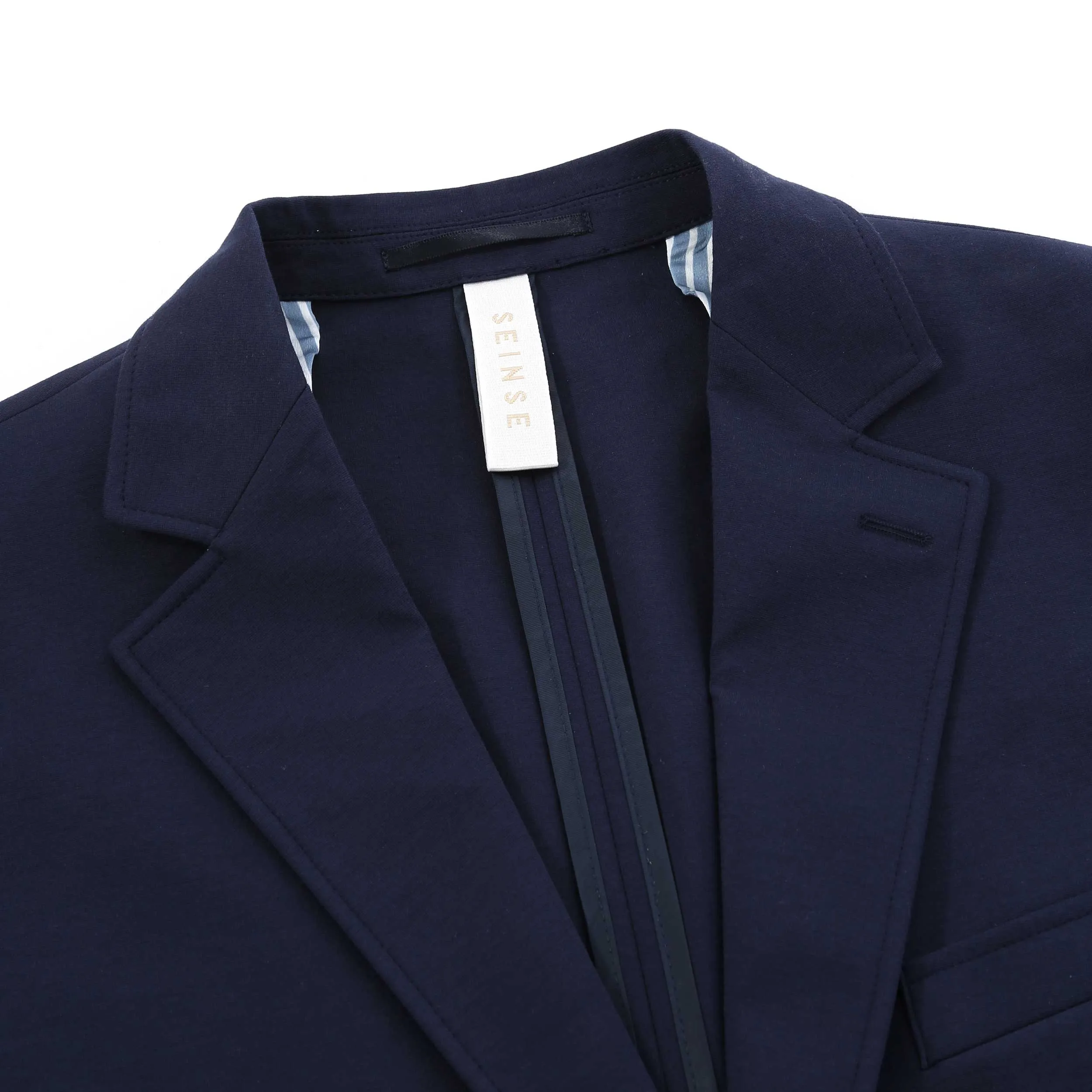 Seinse Patch Pocket Stretch Blazer Jacket in Navy