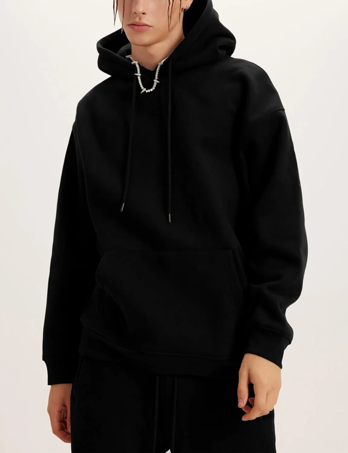 Tanming Mens Tracksuits 2 Piece Sweatsuit Sets Fleece Long Sleeve Hoodies Jogger Pants Athletic Jogging Outfits