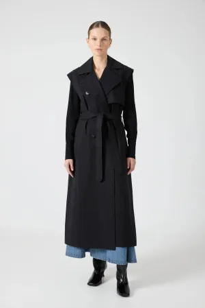 Transit Trench Vest Black