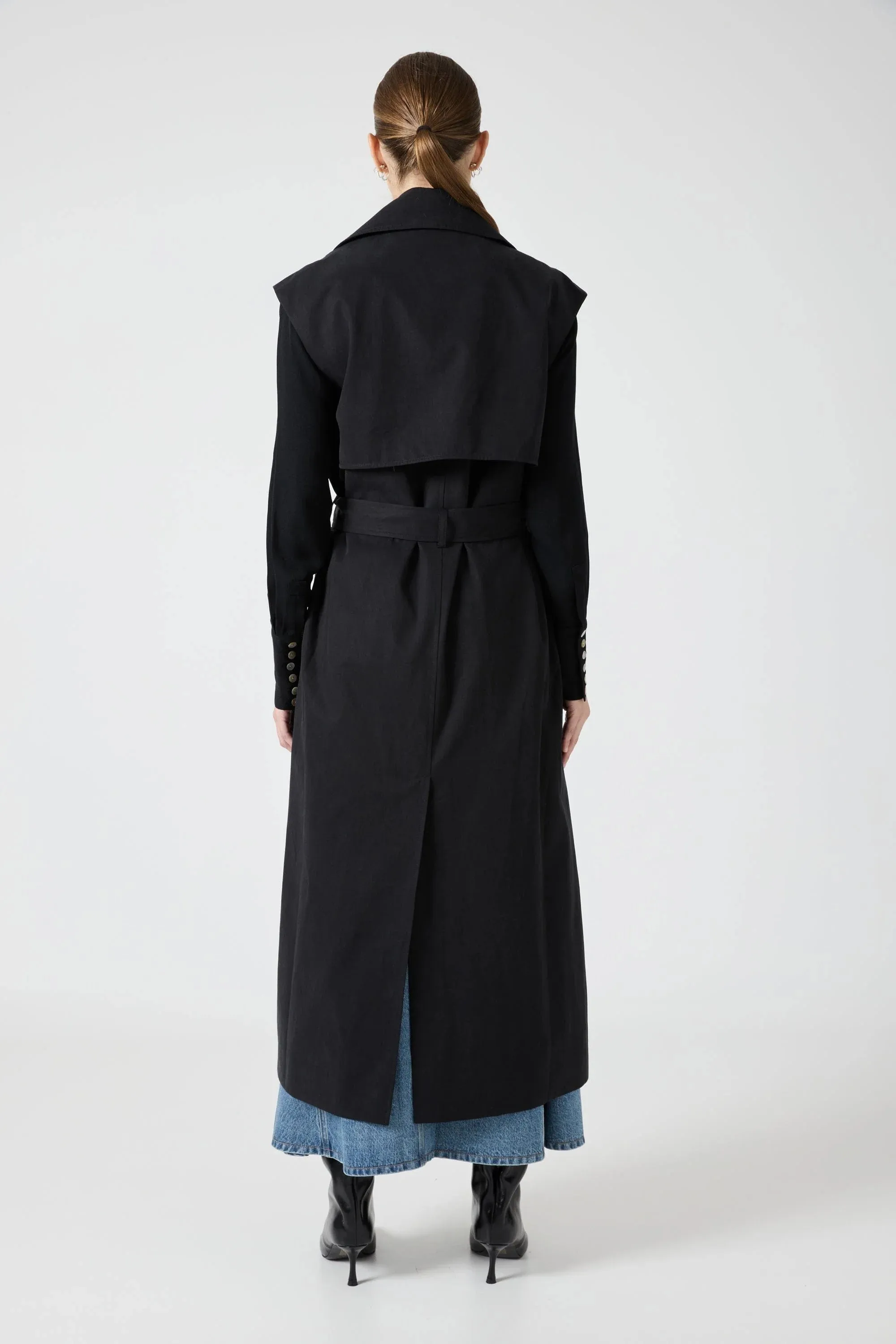 Transit Trench Vest Black