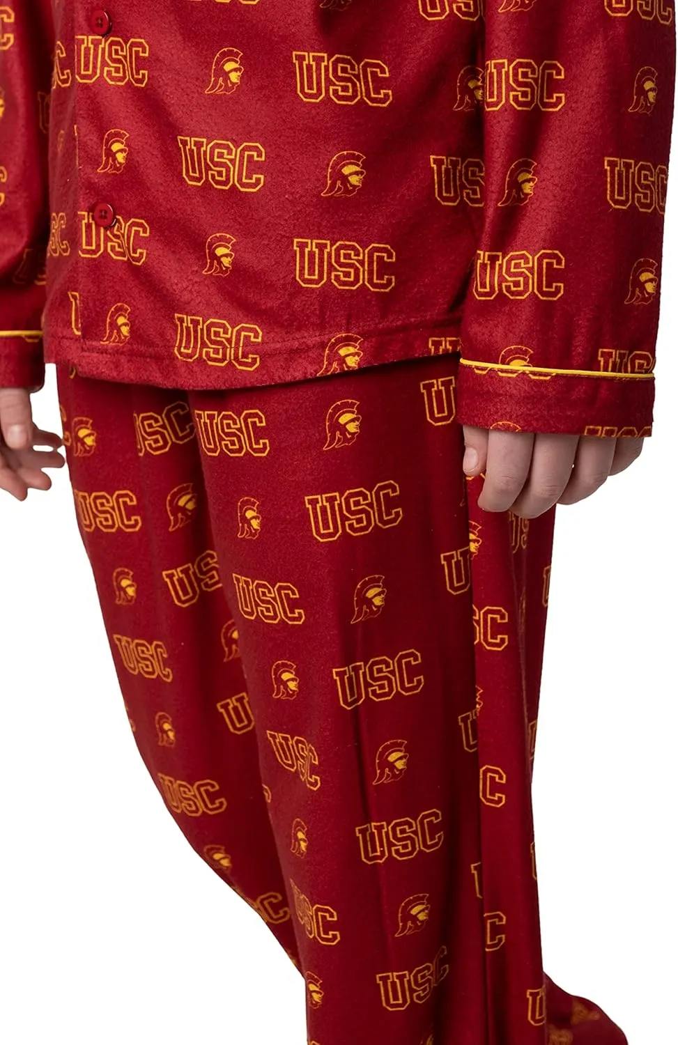 Ultra Game NCAA Boys 2 Piece T-Shirt & Lounge Pants Pajama Set