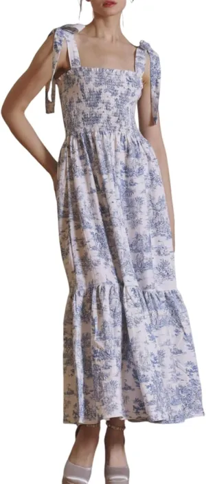 Women Floral Tie Shoulder Maxi Dress Boho Flowy Tiered Sundress Square Neck Sleeveless Long Dress Beach Dress