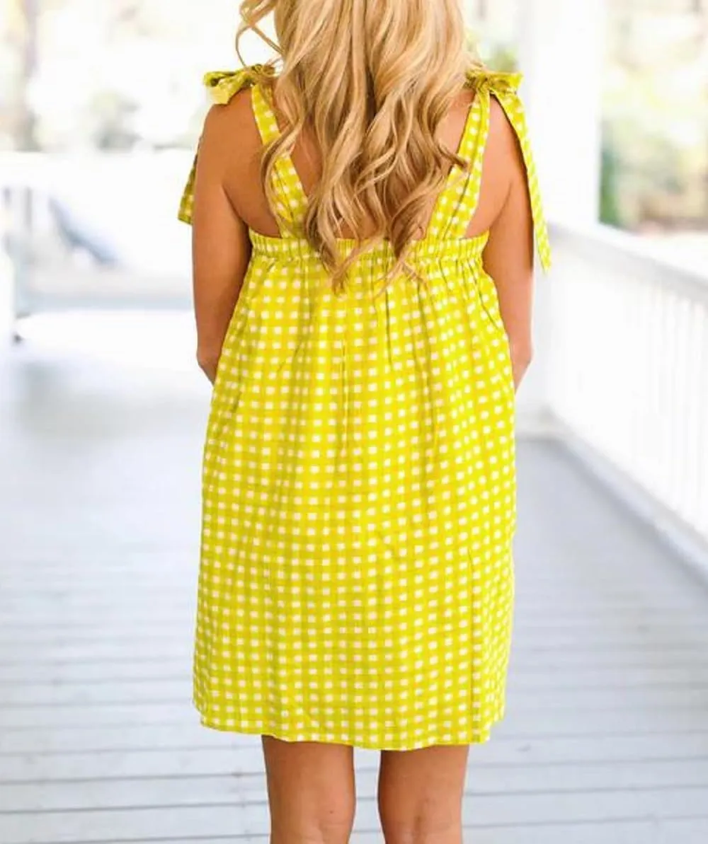 Women Floral Tie Shoulder Mini Dress Bow Square Neck Babydoll Dress Boho Flowy Sundress Summer Going Out Dres
