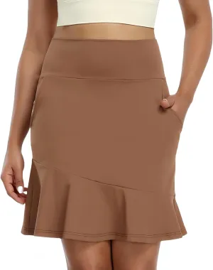 Womens Golf Skirts High Waisted Tennis Skirt with Pockets Shorts