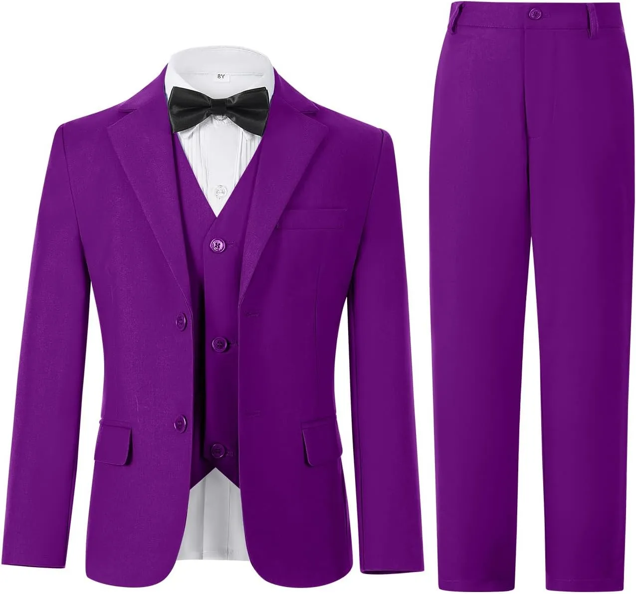 Yanlu Toddler Suits for Boys Formal Suit Ring Bearer Outfit Kids Dress Clothes for Wedding